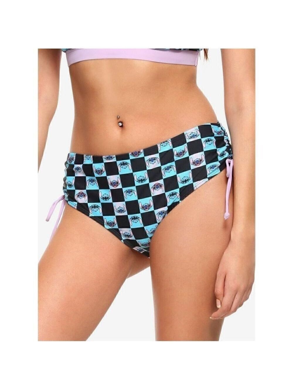 Disney Lilo & Stitch Checkered Swim Bottoms (Med)